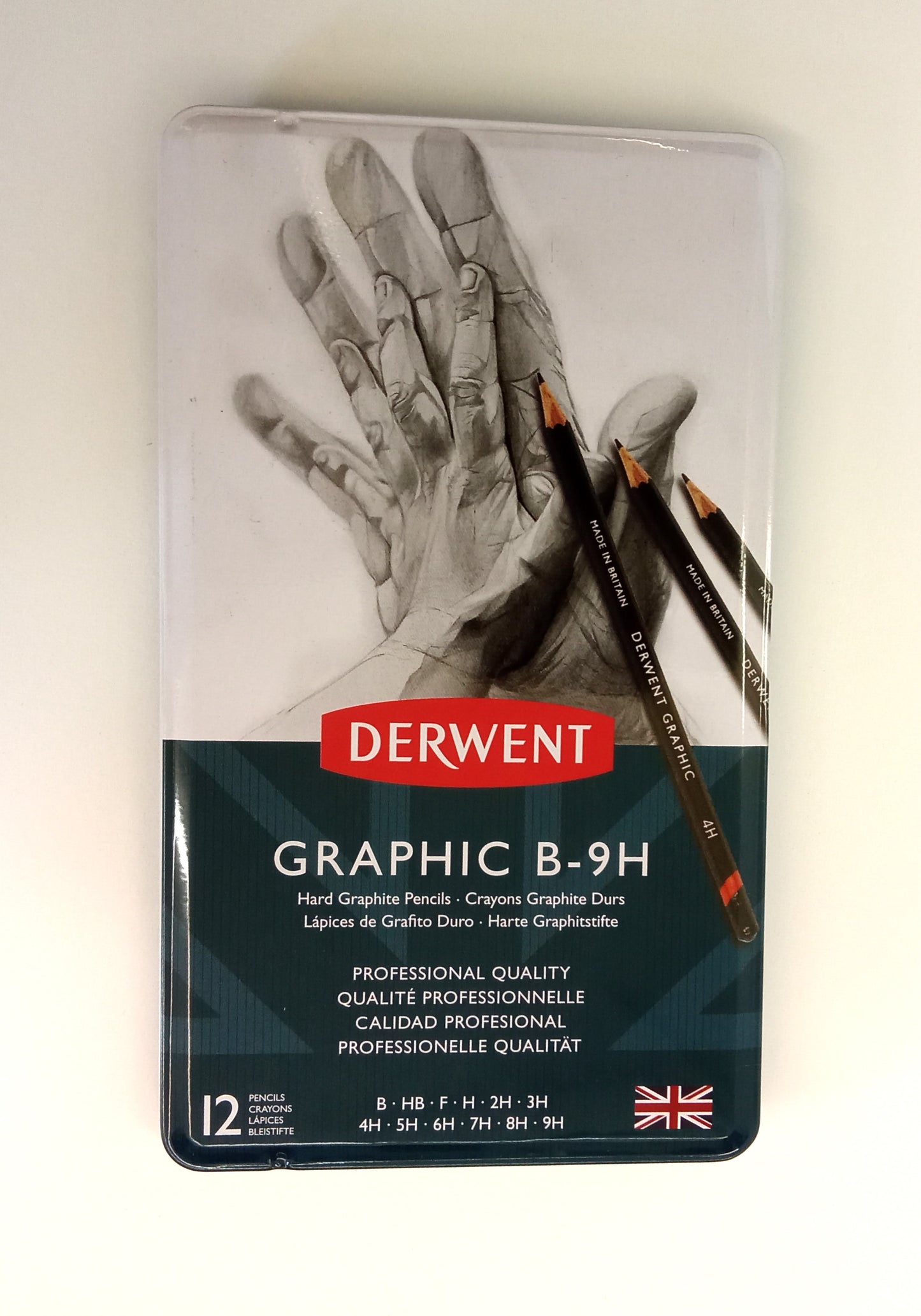 Derwent Graphic B-9H Hard Graphite Pencils