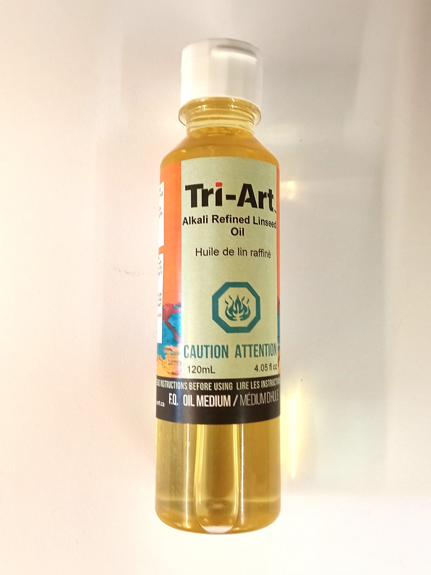 Tri-Art Alkali Refined Linseed Oil (120mL)