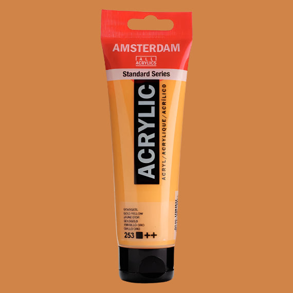 Amsterdam Acrylic Gold Yellow 120ml