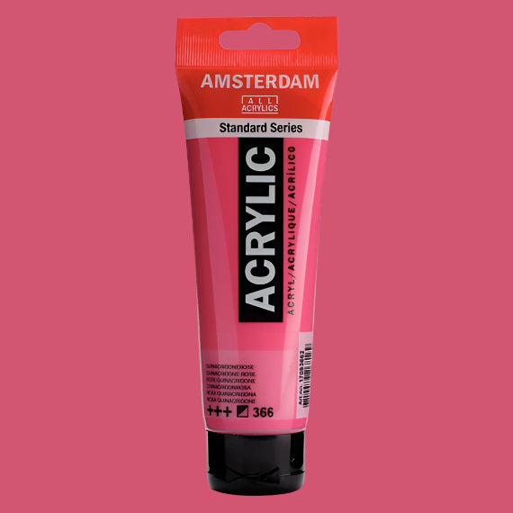 Amsterdam Acrylic Quinacridone Rose 120ml