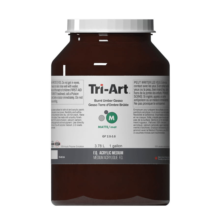 Tri-Art Mediums - Burnt Umber Gesso