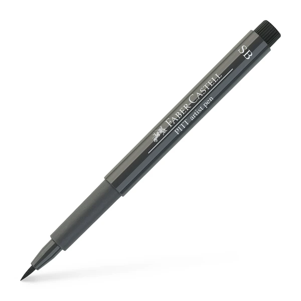Faber-Castell - PITT Artist pen - Brush Tip - Black, White and Greys