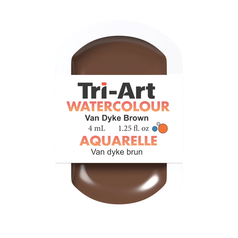 Tri-Art Water Colours - Van Dyke Brown