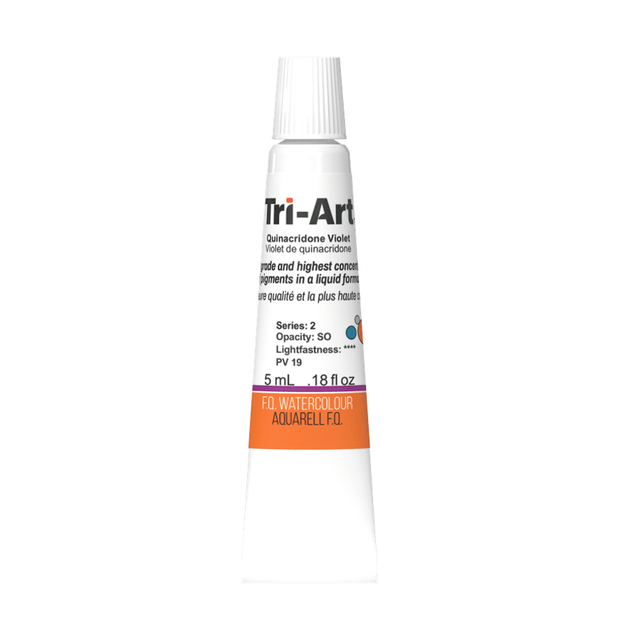 Tri-Art Water Colours - Quinacridone Violet