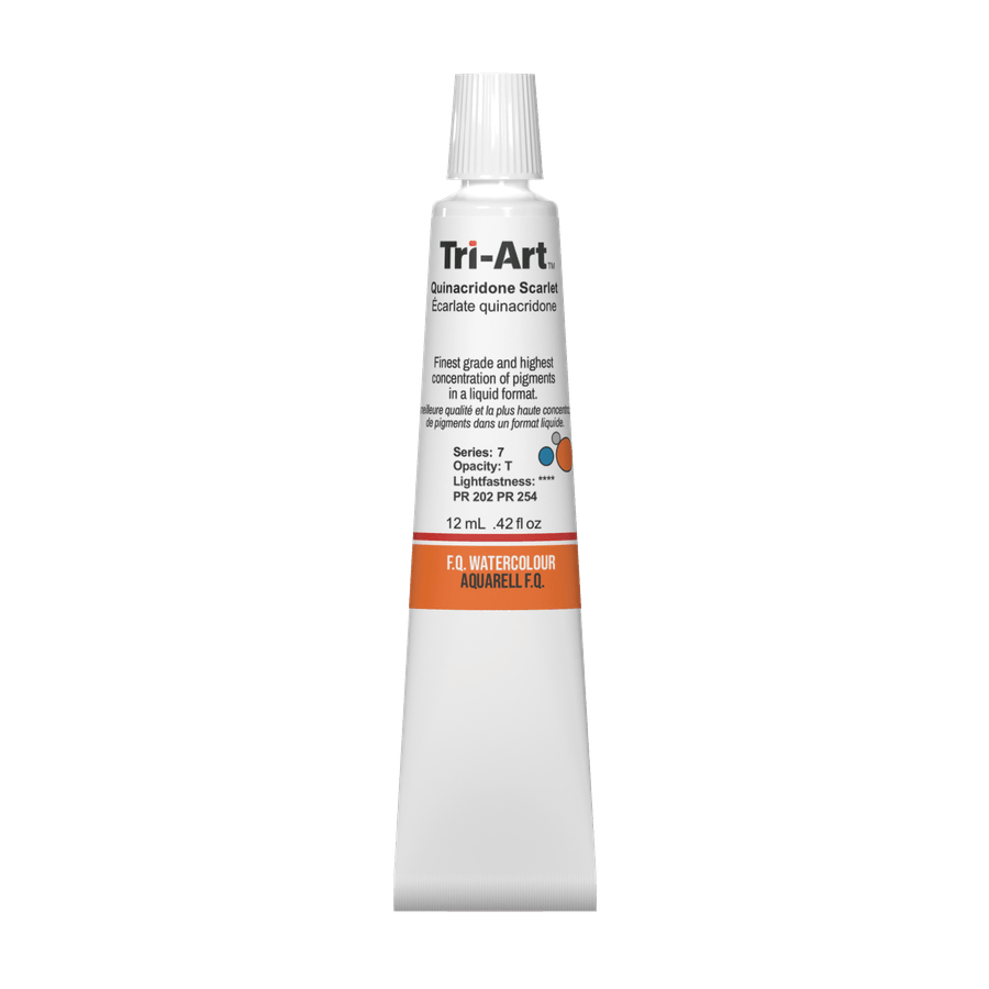 Tri-Art Water Colours - Quinacridone Scarlet