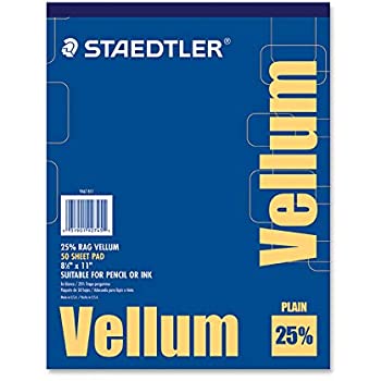 Staedtler-Mars - 25% Rag Vellum - Plain - 8.5x11"
