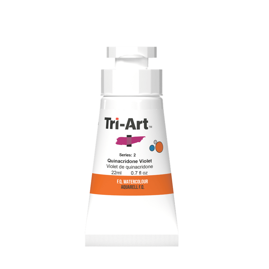 Tri-Art Water Colours - Quinacridone Violet