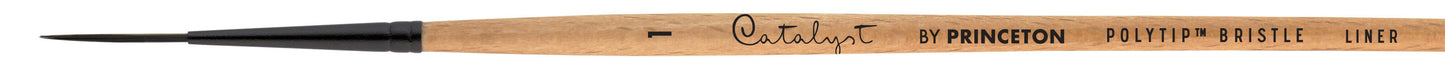 Princeton - Catalyst Polytip Best Flagged Synthetic Bristle - Short Handle - Liner
