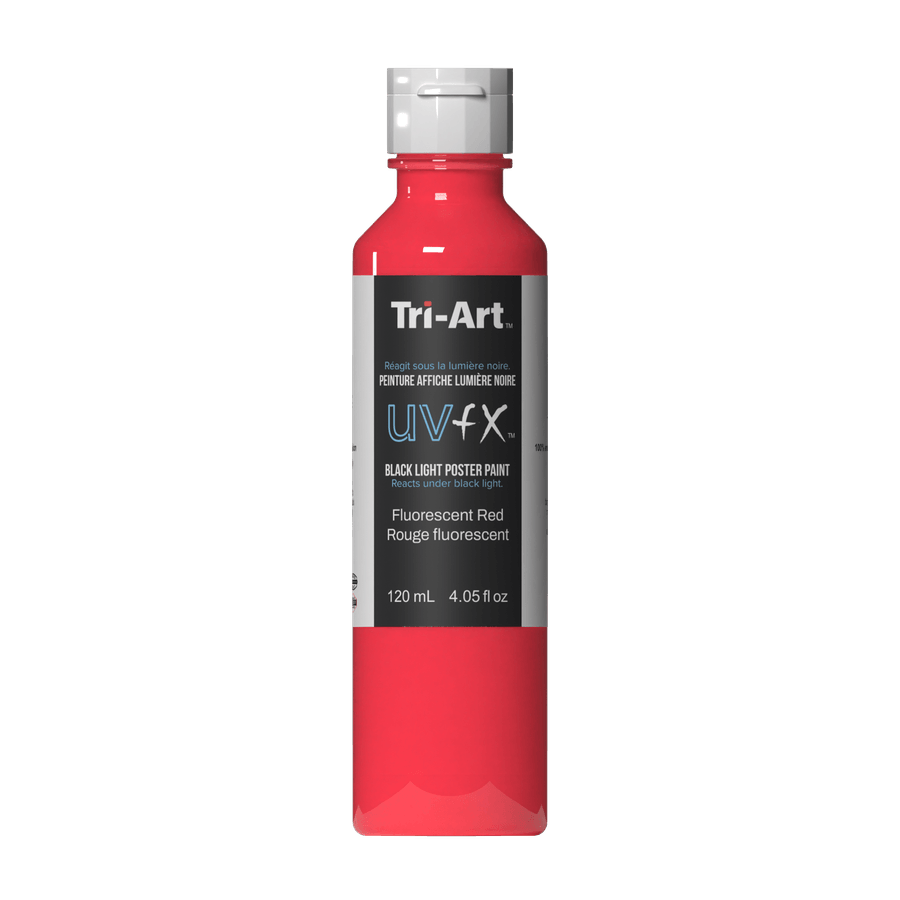 UVFX Black Light Poster Paint - Fluorescent Red