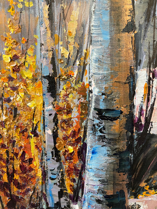 Original Acrylic Painting by artist Teresa Grasby entitled "Yamunuska West", 30" x 40"