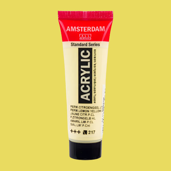 Amsterdam Acrylic Perm. Lemon Yellow 120 ml