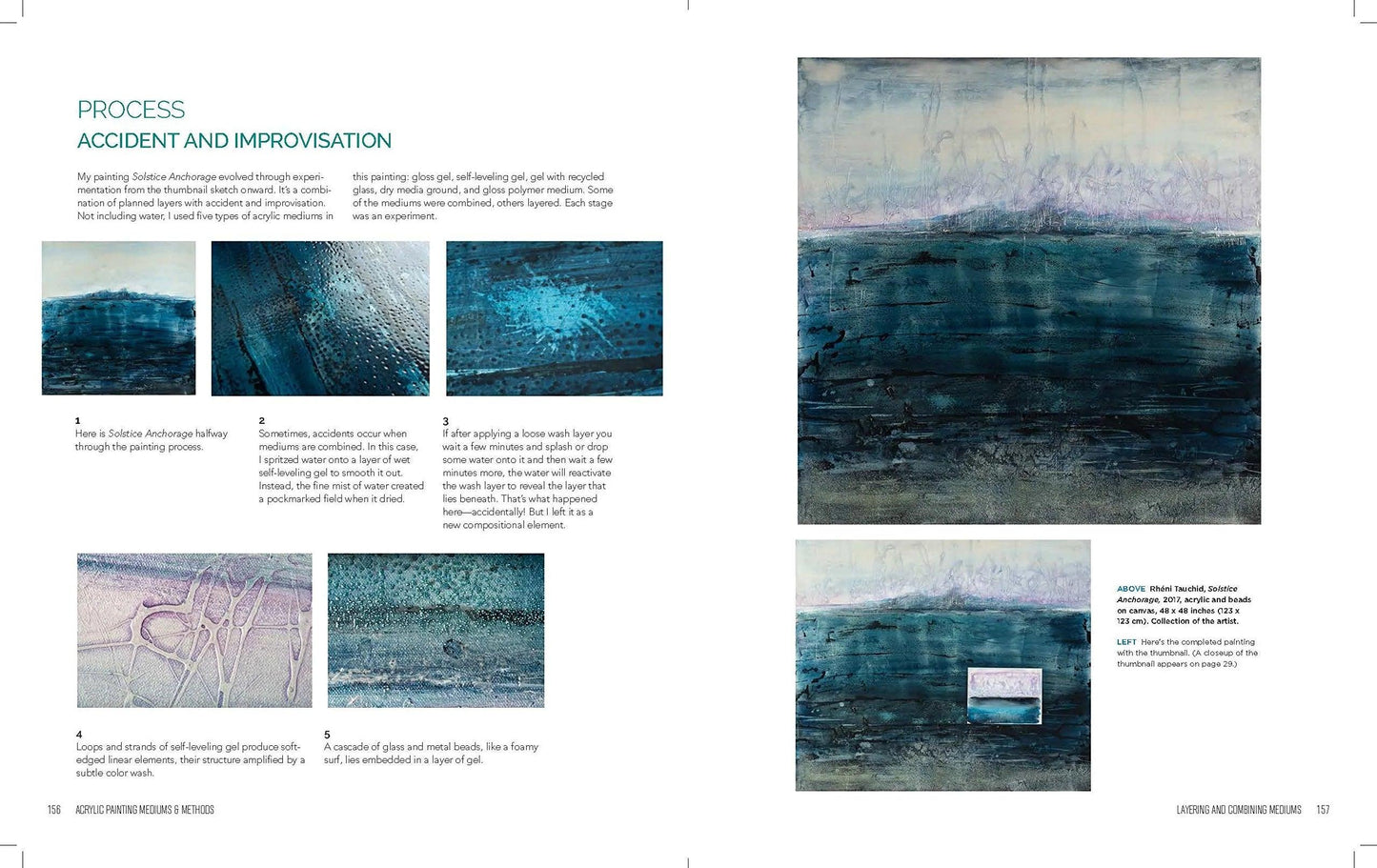 Acrylic Painting Mediums and Methods by Rheni Tauchid