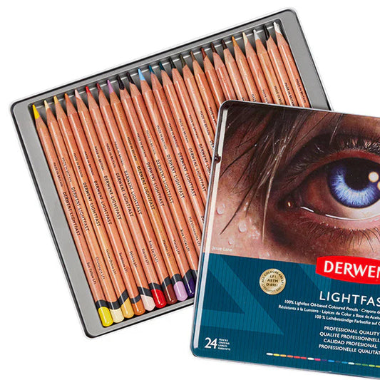 Derwent Lightfast Oil-based Coloured Pencils set of 24