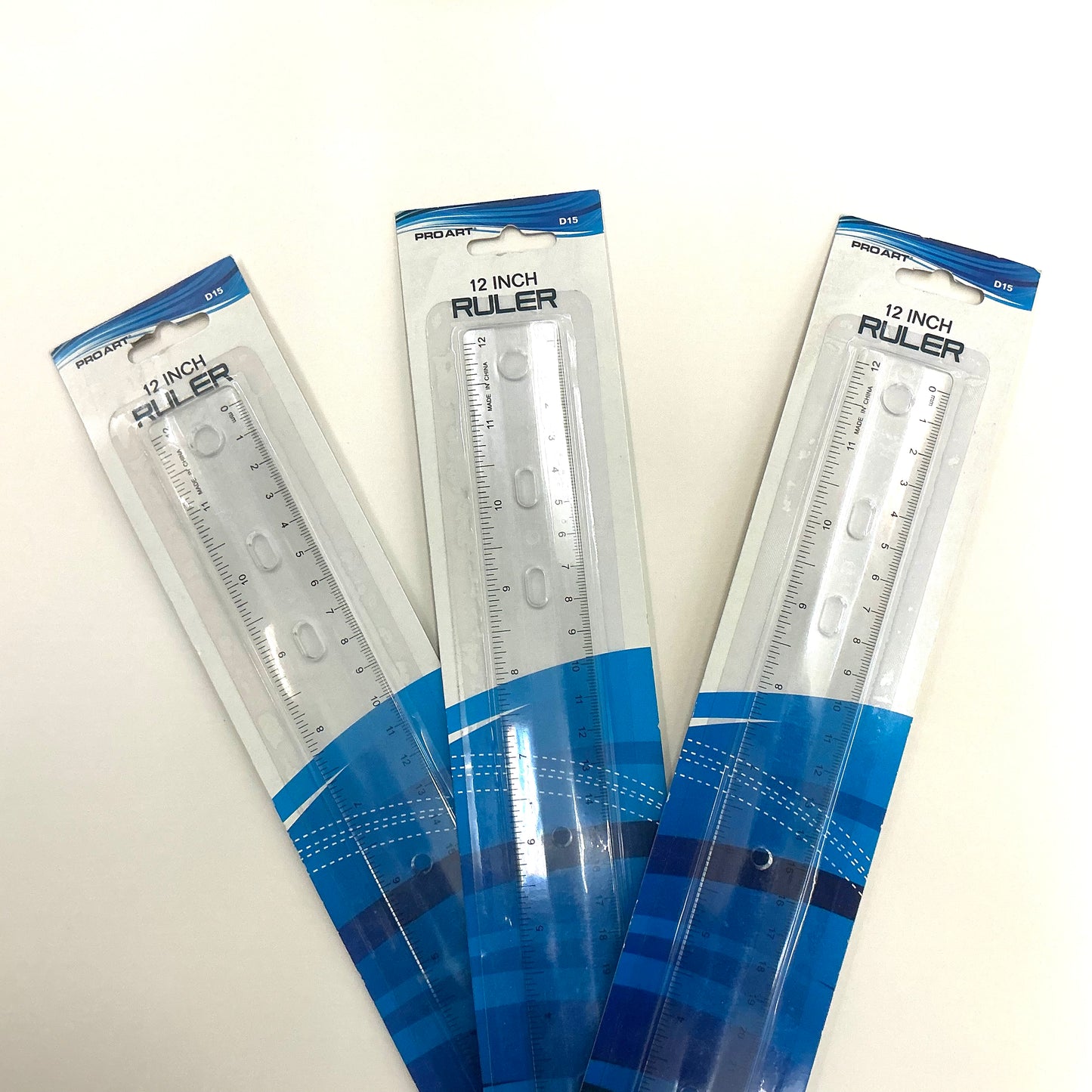 Pro Art Plastic Ruler 12"