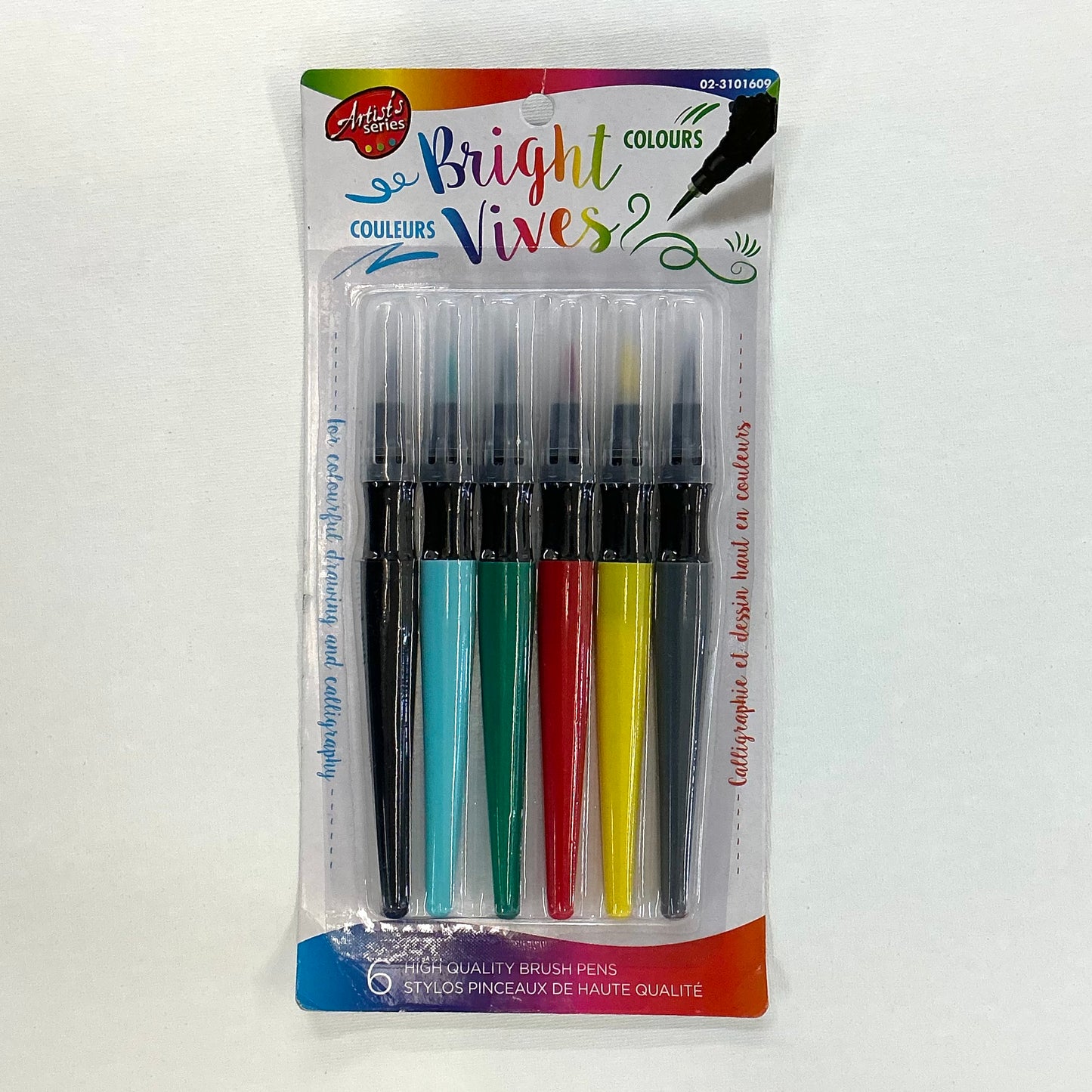 Artist Series Bright Colours Brush Pens (6pc)