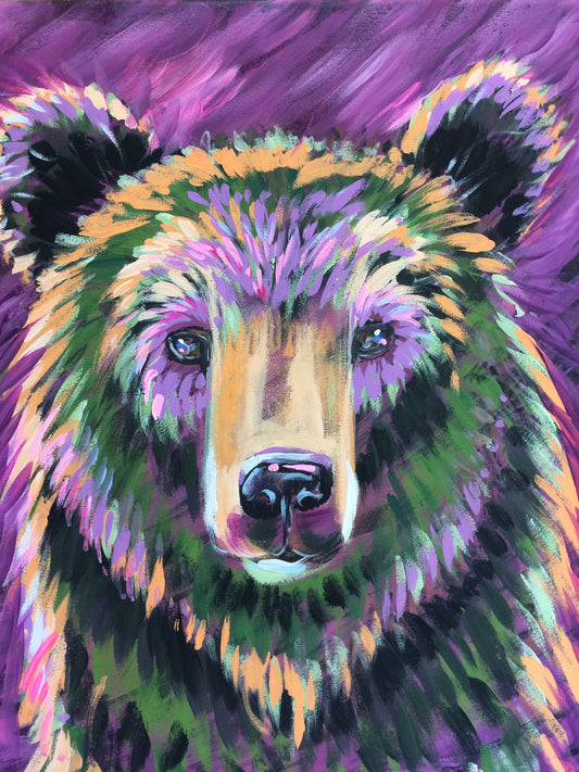 Kids painting project demonstration