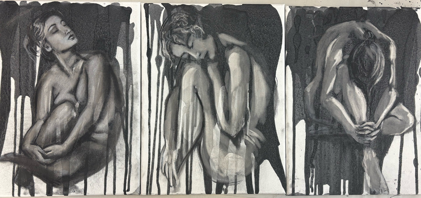 WORKSHOP - Charcoal on Canvas