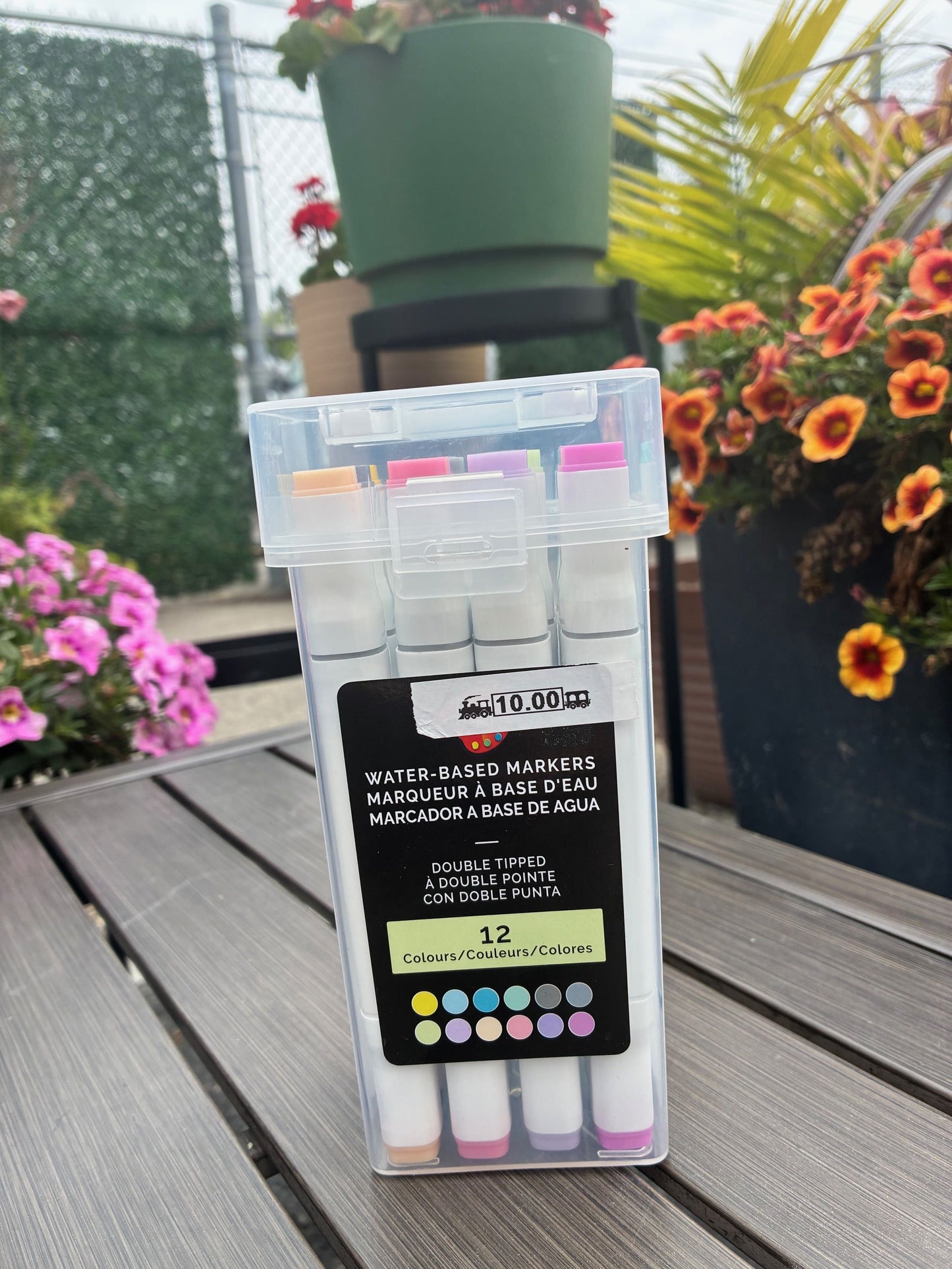 12pc Water Based Markers