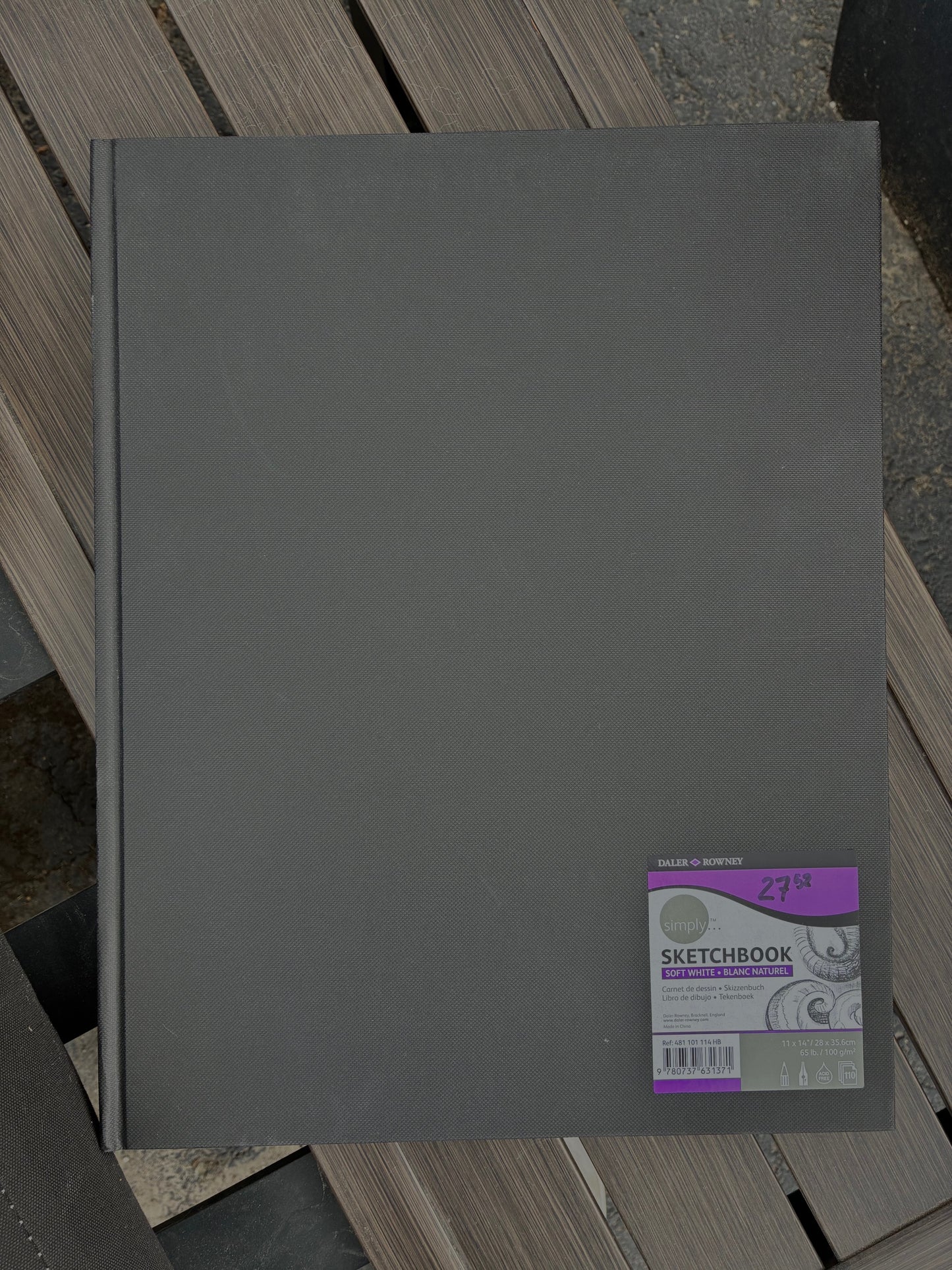 Daler Rowney Simply Sketchbook 11x14