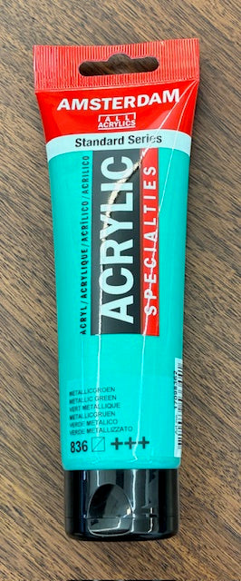 Amsterdam Acrylic Metallic Green 120ml
