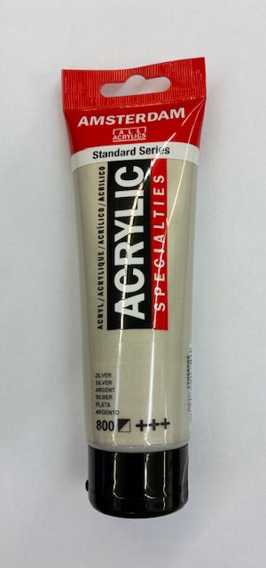 Amsterdam Acrylic Silver 120ml