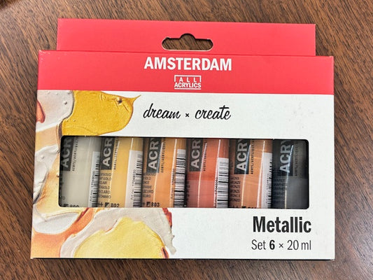 Amsterdam Metallic Set 6 20ml