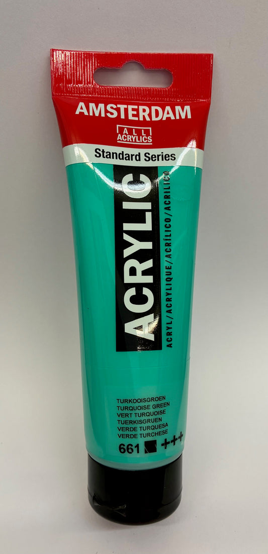 Amsterdam Acrylic Turquoise Green 120ml