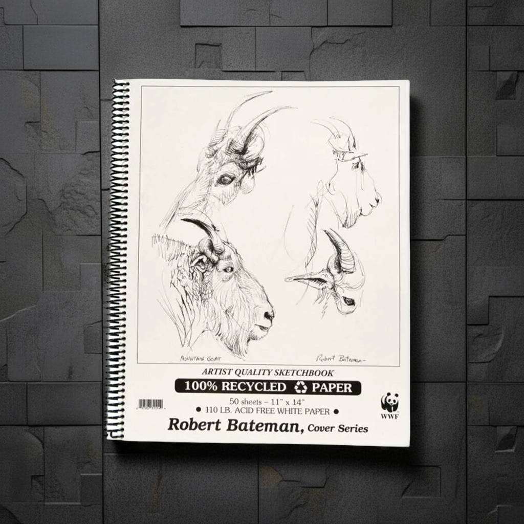 DRAWING SKETCHBOOK - Robert Bateman 11 "x 14"