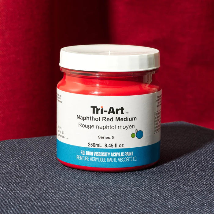 Tri-Art Naphthol Red Medium 500ml Jar