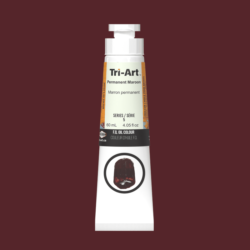 Tri-Art Oil Colours - Permanent Maroon