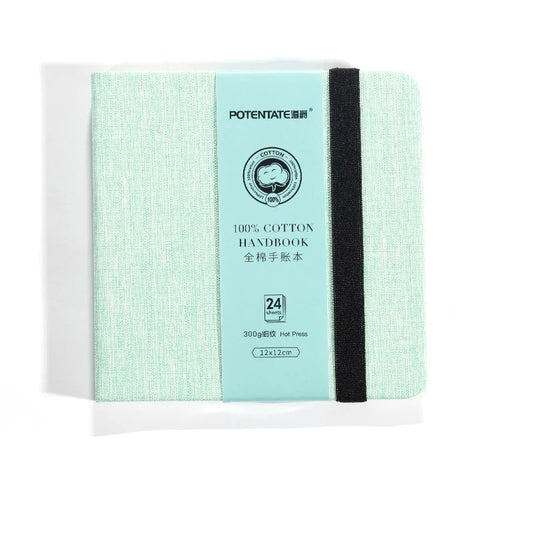 Potentate 100% Cotton Handbook (300g/ 140lb, Hot Press, 12x12cm)
