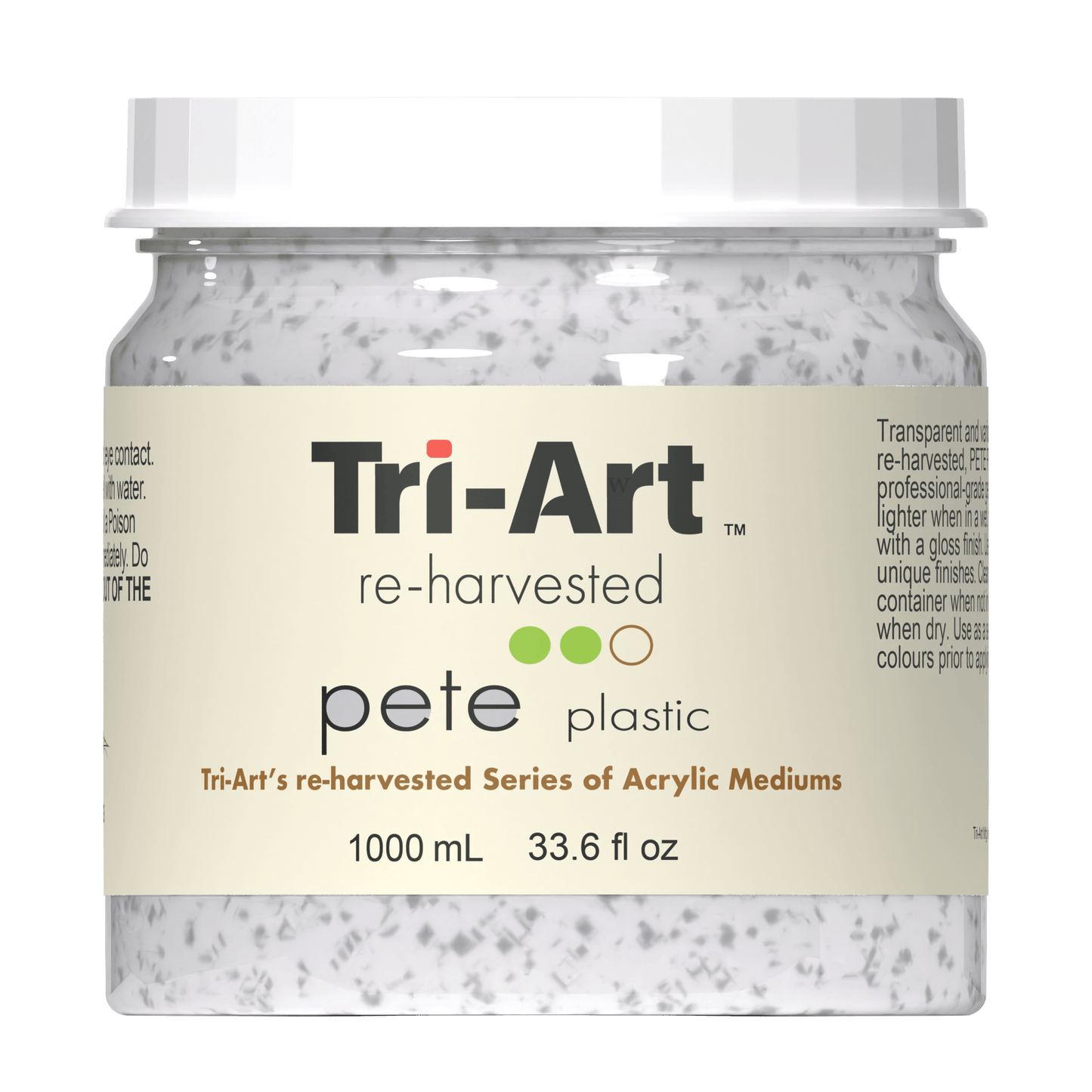 Tri-Art Mediums - Re-harvested Pete Plastic