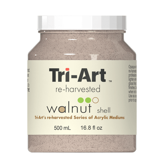 Tri-Art Mediums - Re-harvested Walnut Shell