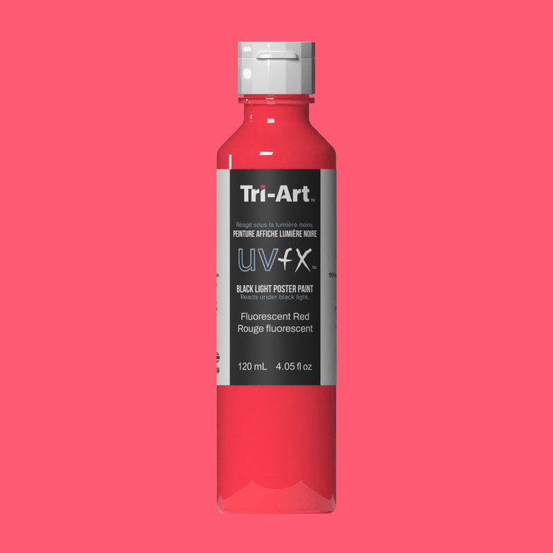 UVFX Black Light Poster Paint - Fluorescent Red