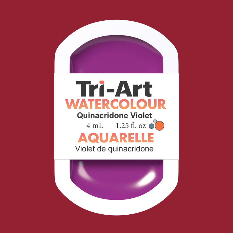 Tri-Art Water Colours - Quinacridone Violet