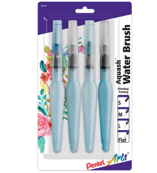 BRUSHES - Aquash Water Brush 4 piece set
