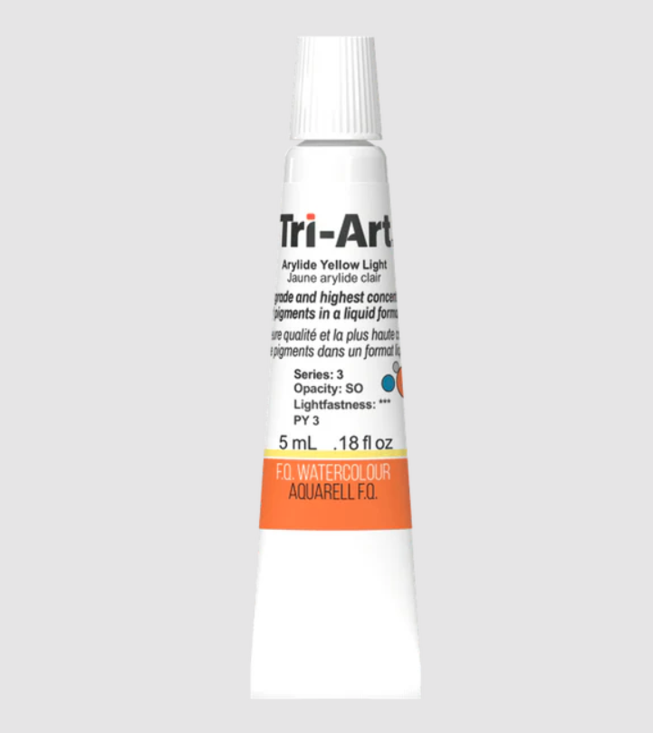 Tri-Art Watercolour 5ml Tube, Arylide Yellow Light (Series 2)