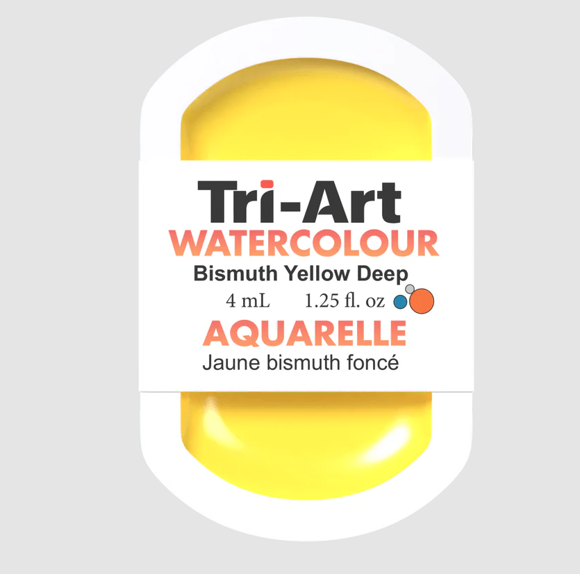 Tri-Art Watercolour 4ml Pan, Bismuth Yellow Deep (Series 3)