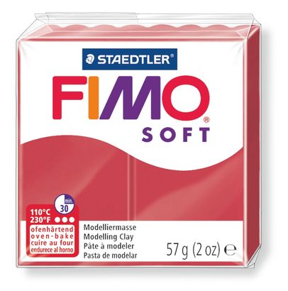 Staedtler-Mars - Modelling Clay Fimo Soft - Cherry Red