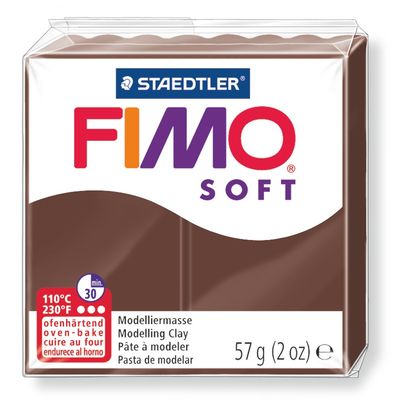 Staedtler-Mars - Modelling Clay Fimo Soft - Chocolate