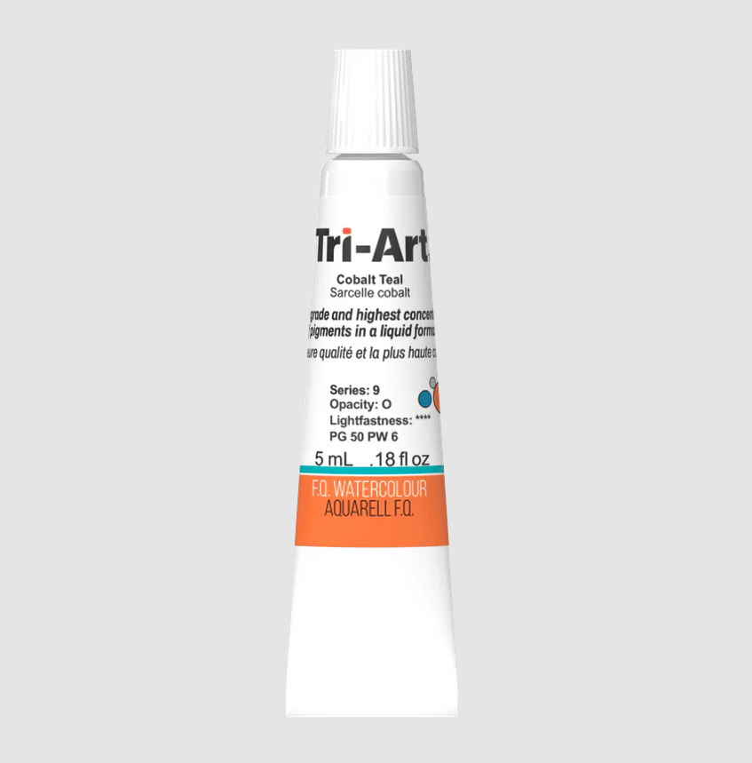 Tri-Art Watercolour 5ml Tube, Cobalt Teal (Series 3)