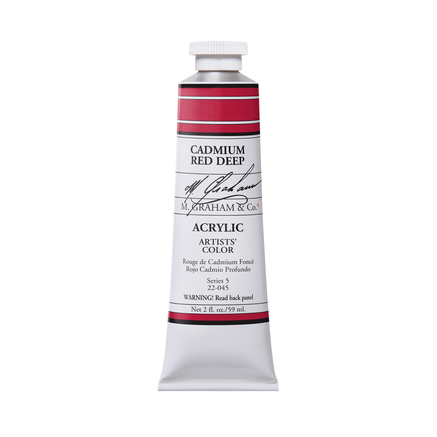 M. Graham | Acrylic Cadmium Red Deep | 59ml