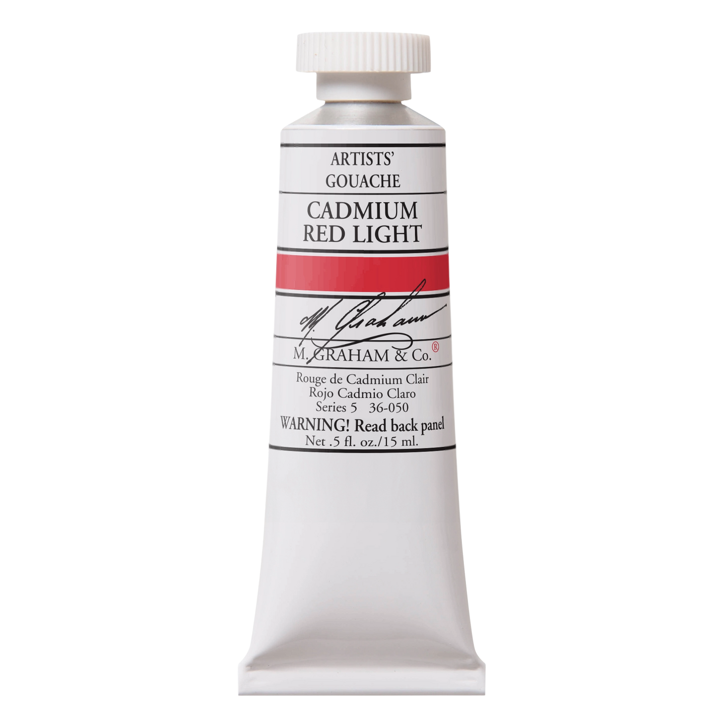 M. GRAHAM Artists' Gouache Cadmium Red Light (15ml)
