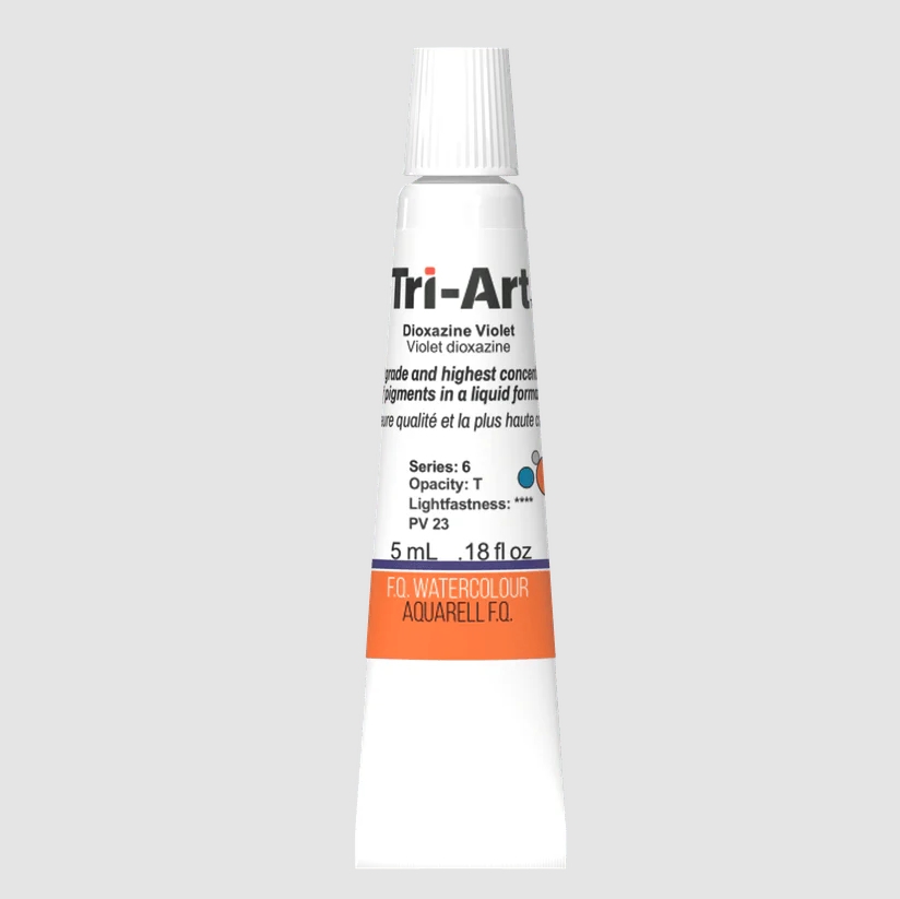 Tri-Art Watercolour 5ml Tube, Dioxazine Violet (Series 2)