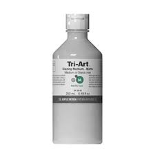Tri-Art Acrylic Mediums | Glazing Medium Matte | 250ml