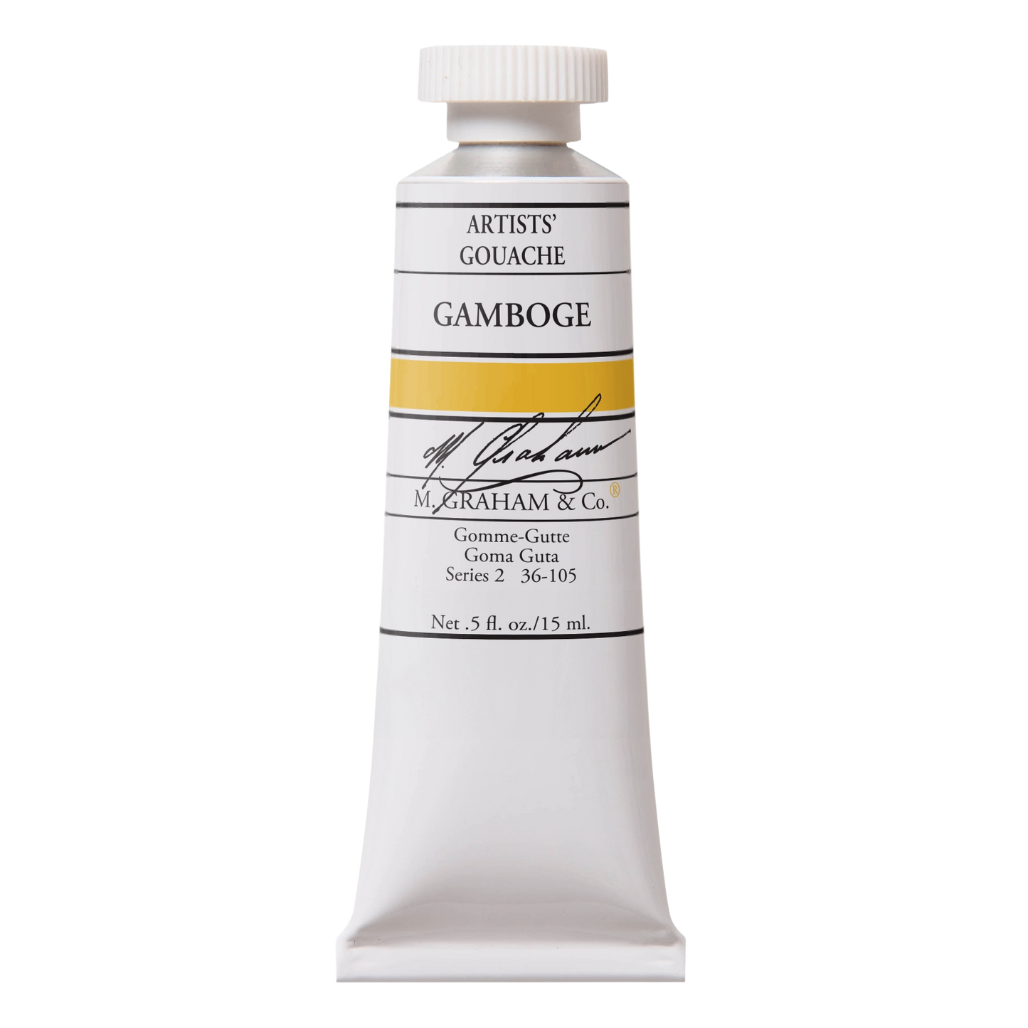 M. GRAHAM Artists' Gouache Gamboge (15ml)