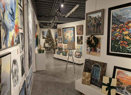 Gallery with Christmas Cheer