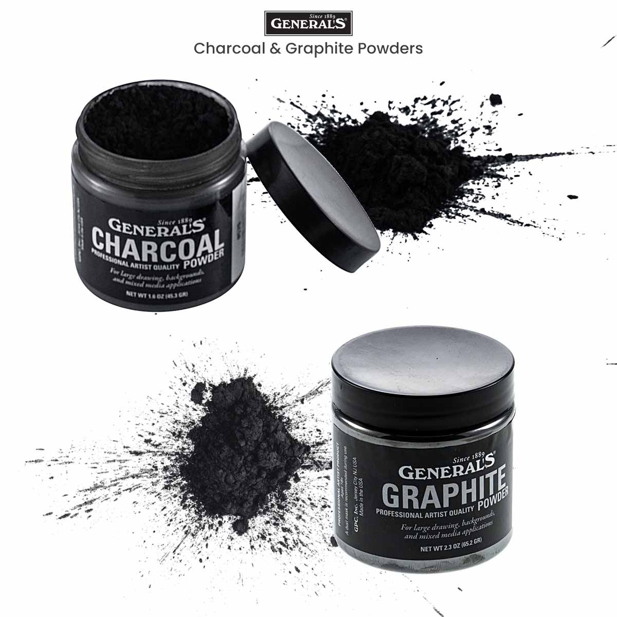 Generals Charcoal powder 45.3g