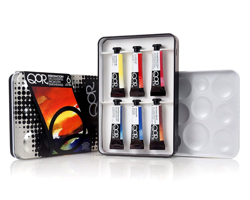 QOR Watercolor | Introductory Set | 6 Colors