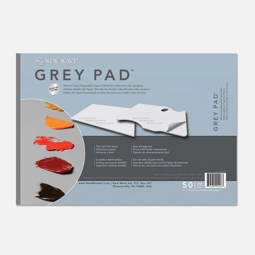New Wave Grey Pad (Rectangular, 11x16in)